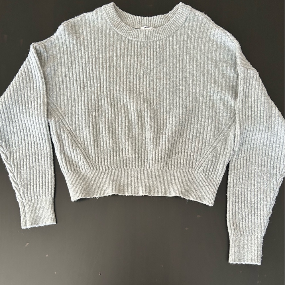 Gray Garage Knit Sweater